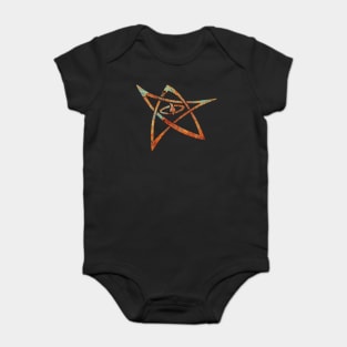 Elder Sign - rusted rot Baby Bodysuit